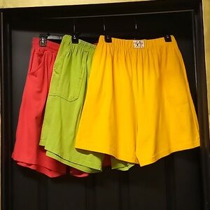 3 pairs of shorts